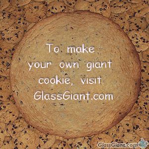 Your custom giant cookie